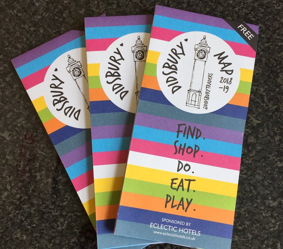 Printing Didsbury Map 2018-19 for Didsburytraders